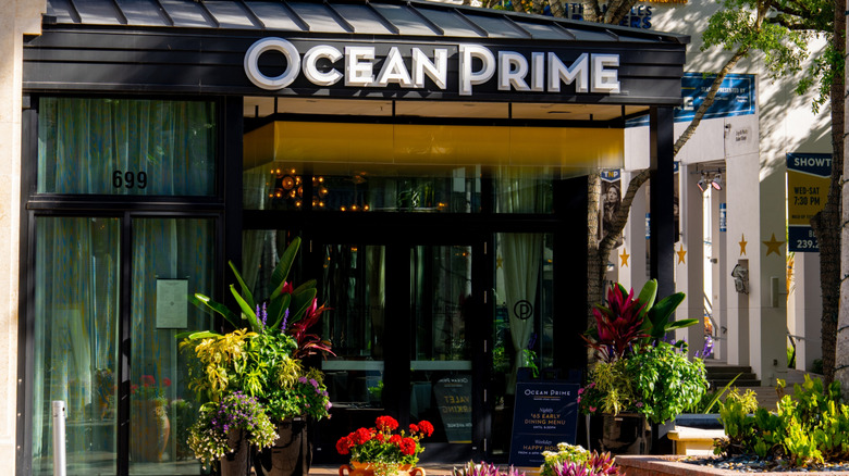 Exterior of an Ocean Prime seafood restaurant