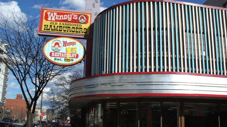 The exterior of the first Wendy's in Columbus Ohio