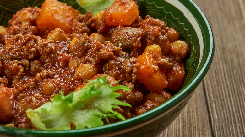Moroccan lamb chili