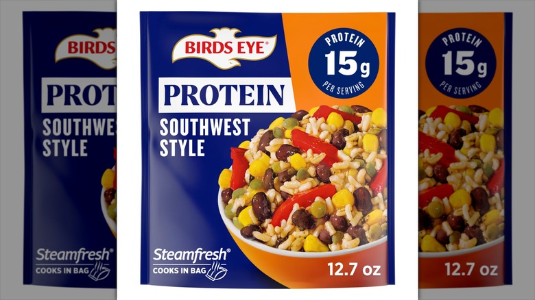 A package of Birds Eye Protein Southwest Style.