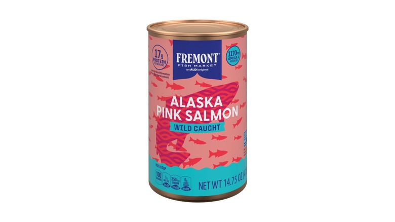 A can of Northern Catch Pink Salmon by Fremont Fish Market.