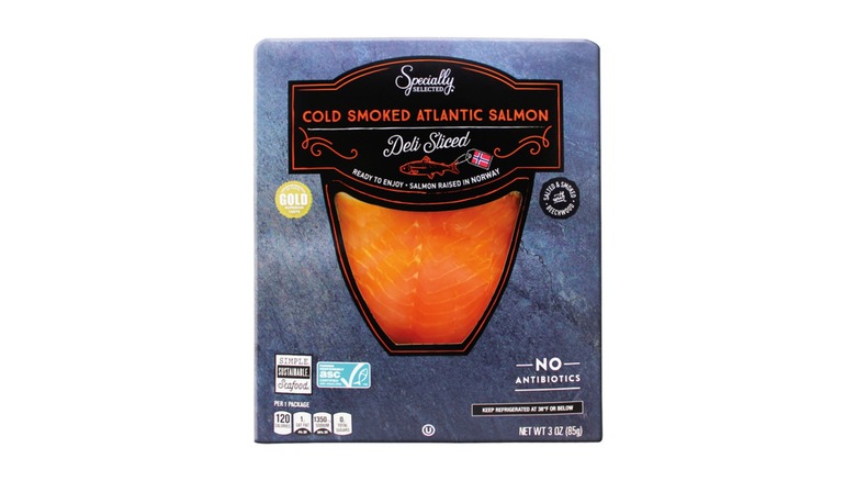 Specially Selected Cold Smoked Salmon from Aldi.