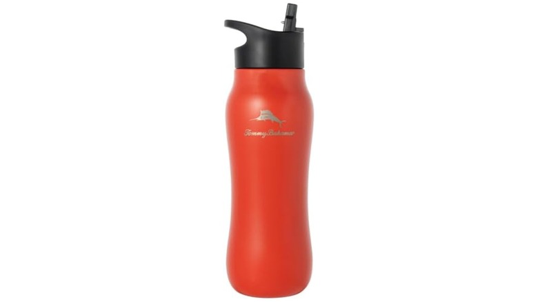 Tommy Bahama red Vacuum Insulated Water Bottle.