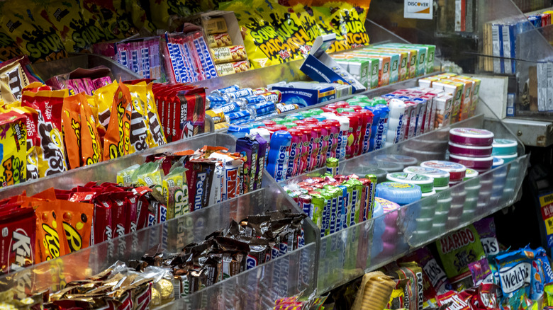 Candy aisle of a store