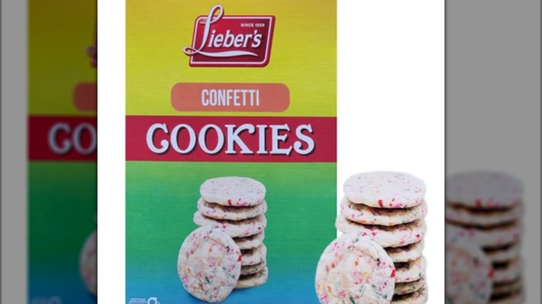 An image of the Lieber's Confetti Cookies.