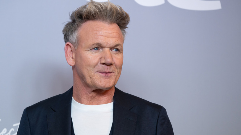 Gordon Ramsay smirking at the camera