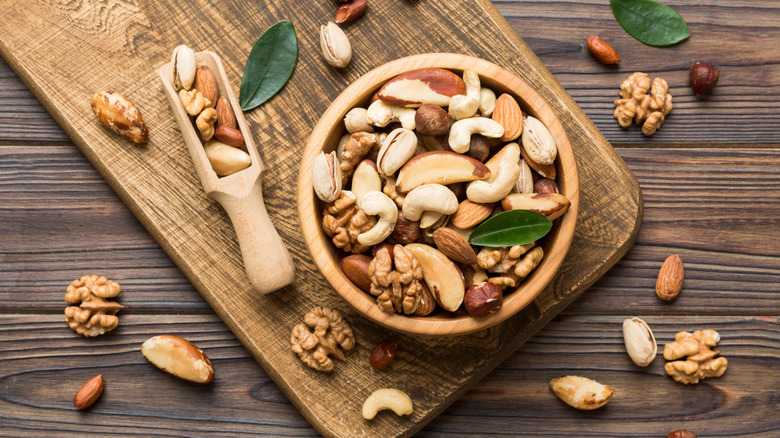 An assortment of nuts
