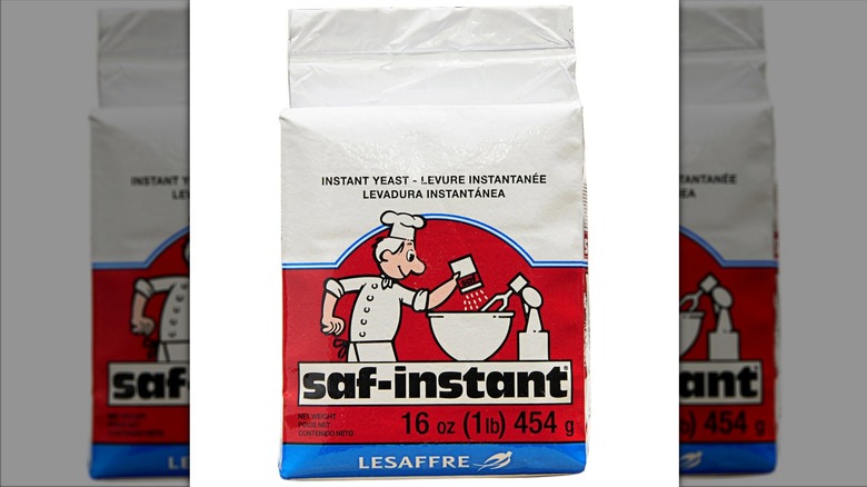 A bag Saf-Instant Yeast.