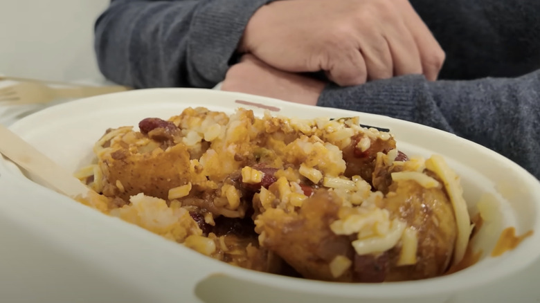 Costco jacket potatoes with cheese and beans from the UK