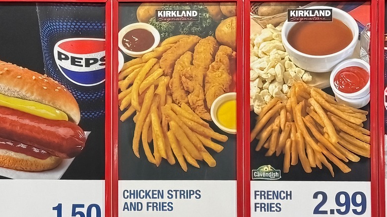 Chicken strips and fries from Costco Canada
