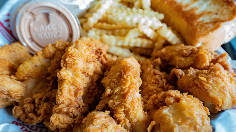 Raising Cane's chicken and fries
