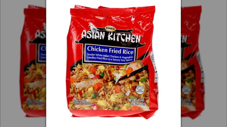 A package of Hart Asian Kitchen Chicken Fried Rice.