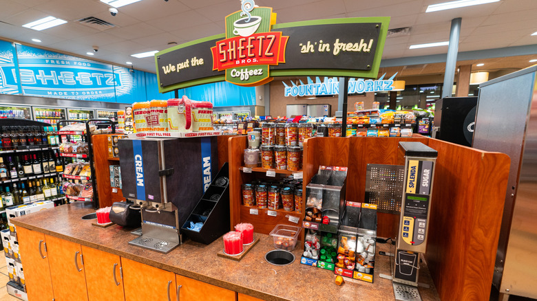 A Sheetz coffee bar