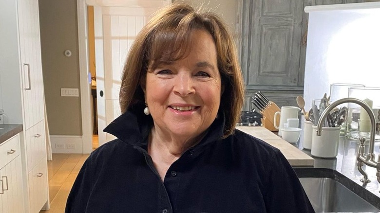 Close up of Ina Garten smiling