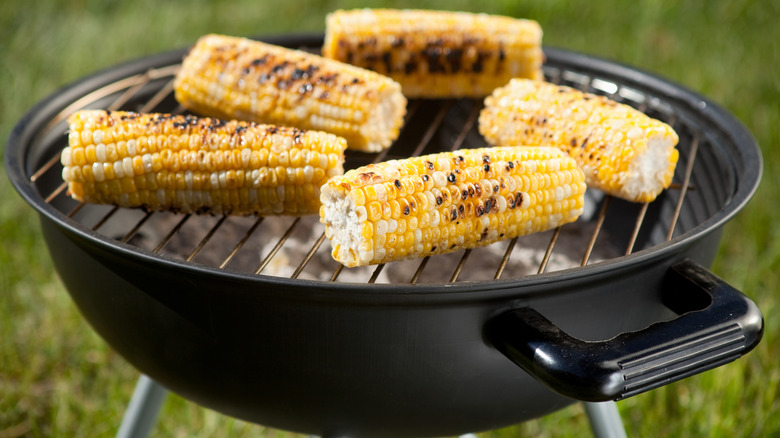 seasoned grilled corn