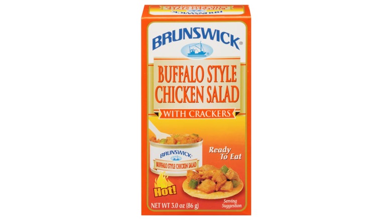 Brunswick Buffalo Style Chicken Salad with Crackers box.