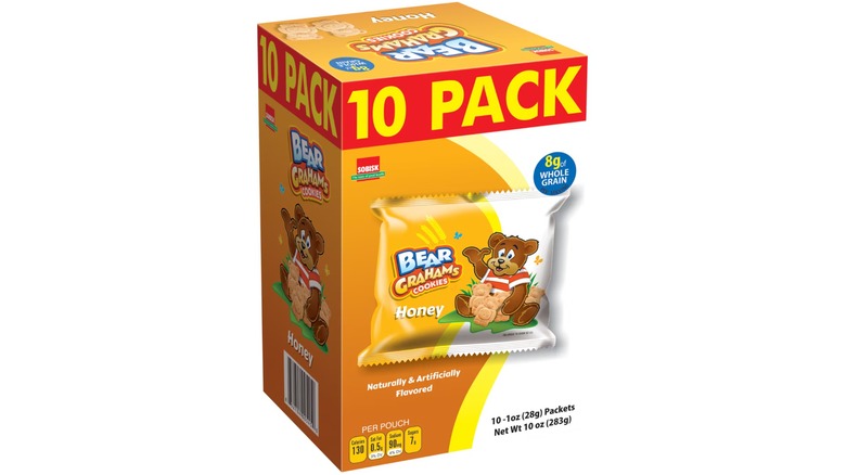 A box of Sobisk Bear Grahams Cookies.