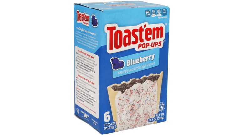 A box of Blueberry Toast'em Pop-Ups.