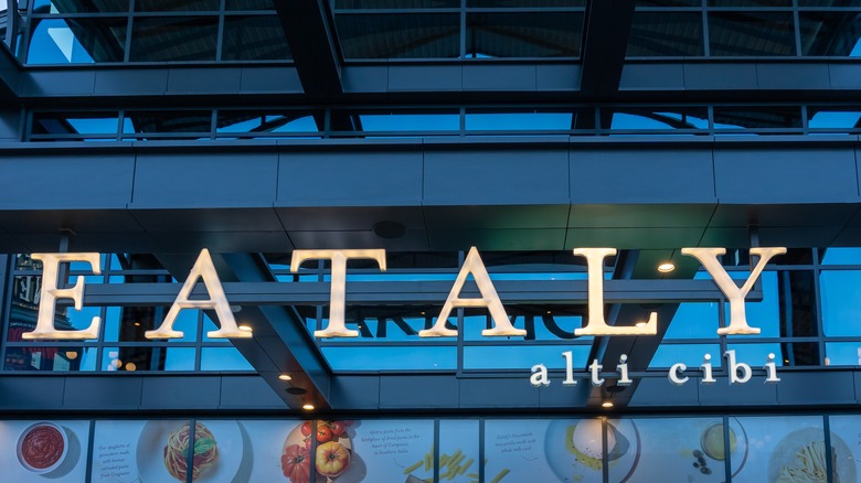 Eataly storefront sign