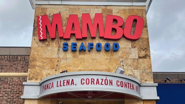 Exterior of a Mambo Seafood location
