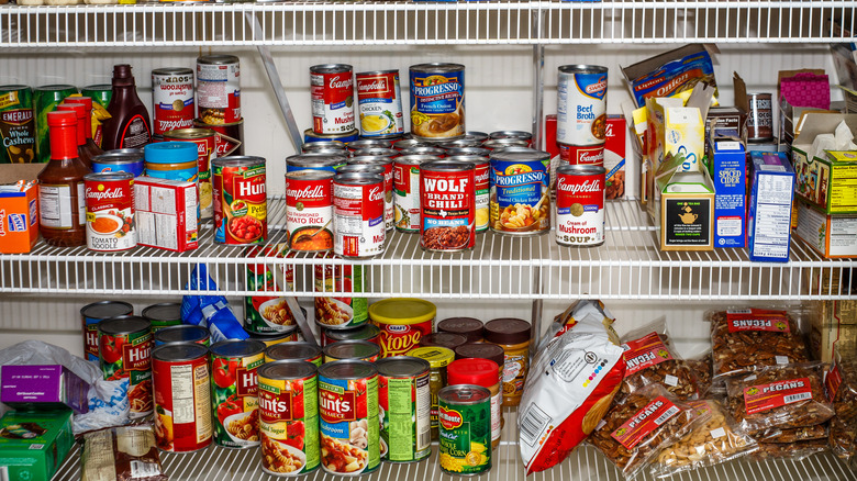 Well stocked pantry