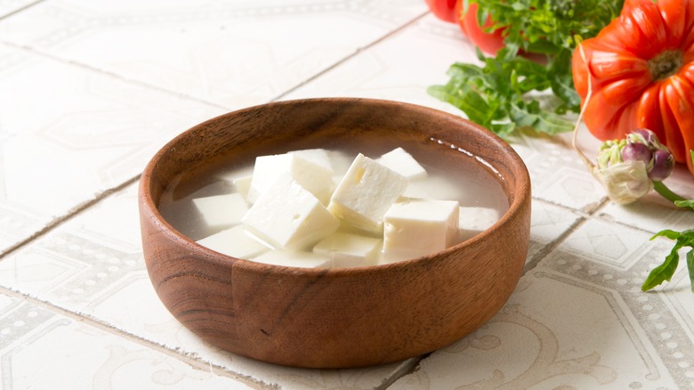 feta cheese in brine