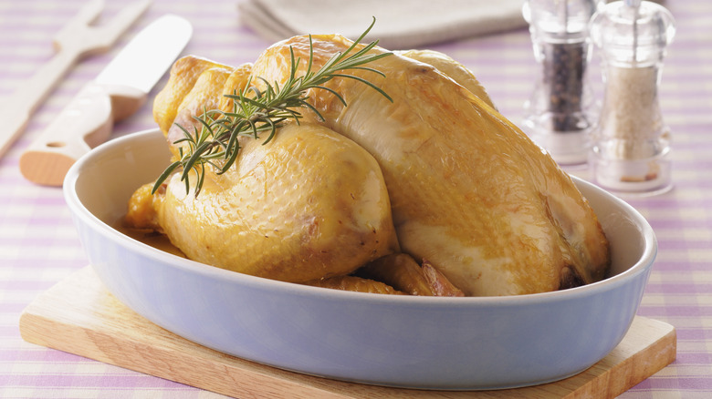 roasted chicken with rosemary