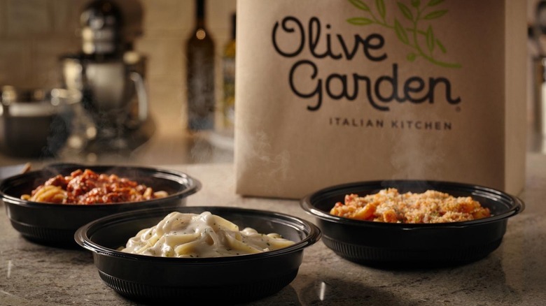 Olive Garden leftovers