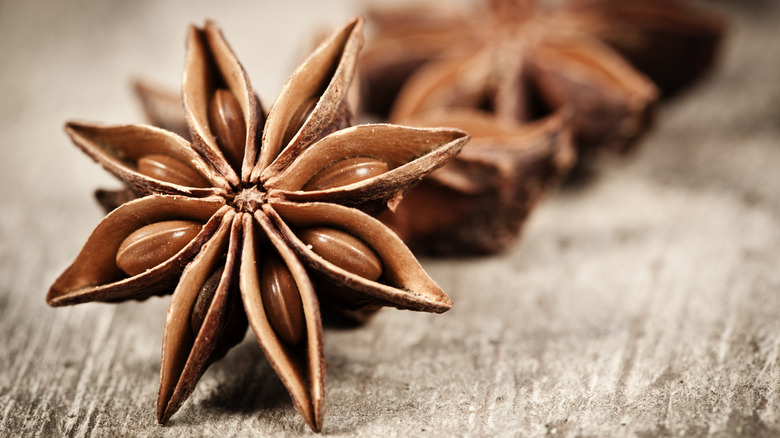 star anise close up