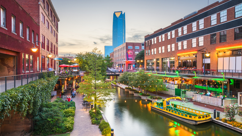 Bricktown neighborhood of Oklahoma City, Oklahoma