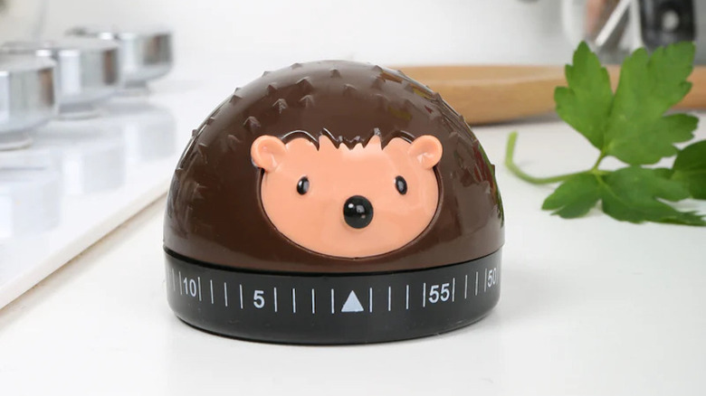 hedgehog kitchen timer