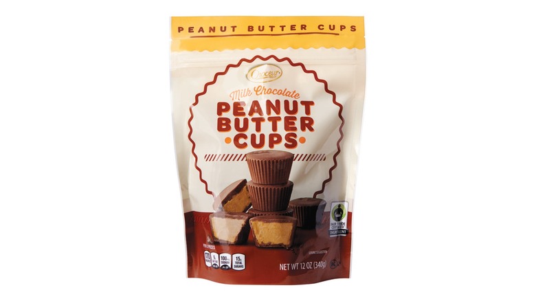 A bag of Choceur Milk Chocolate Peanut Butter Cups from Aldi