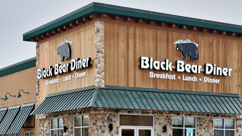 Exterior of a Black Bear Diner restaurant.