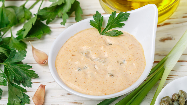 A bowl of French Remoulade