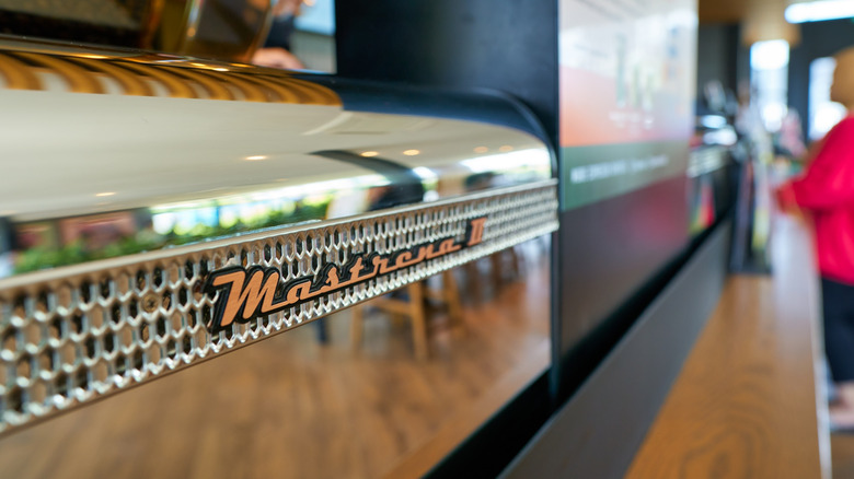 exterior of Mastrena espresso machine