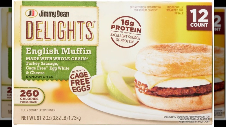 Jimmy Dean Delights English Muffins package