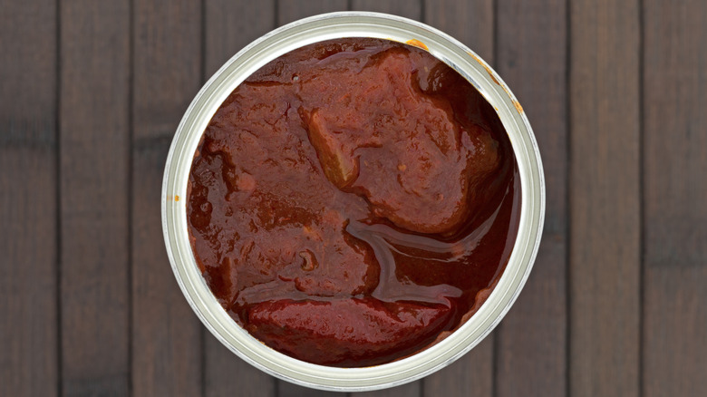 Can of chipotles in adobo