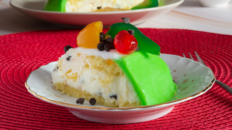 slice of Cassata Siciliana