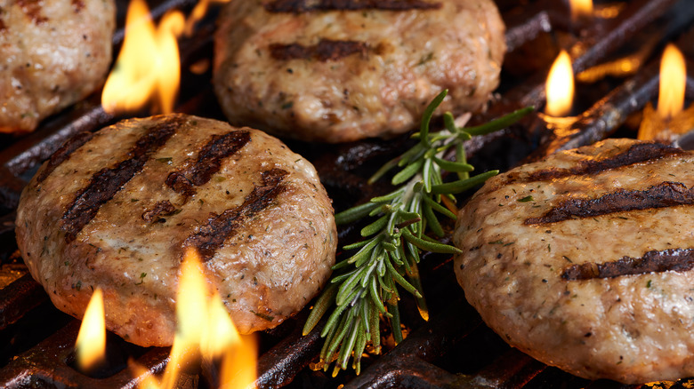 rosemary on the grill
