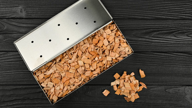 wood chip box