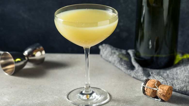 Death in the Afternoon in coup glass