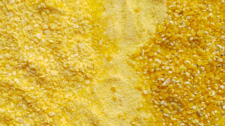 different grinds of cornmeal
