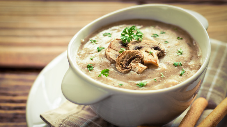 cream-based soup