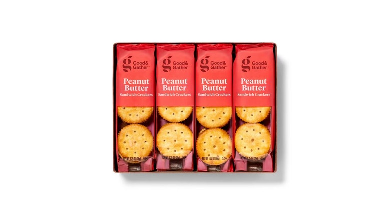 Good & Gather Peanut butter Sandwich Crackers.
