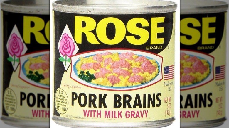 Can of canned brains