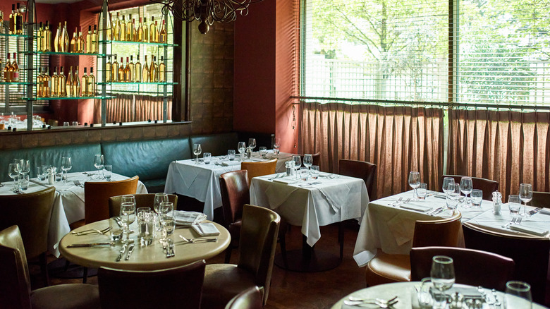 Empty dining room