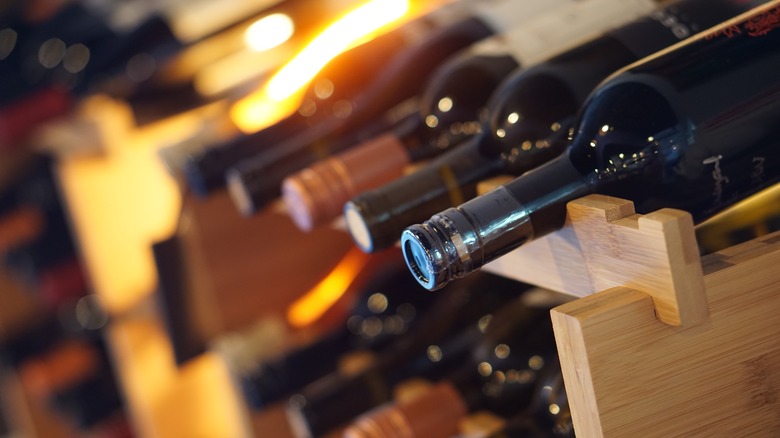 Assorted wine bottles