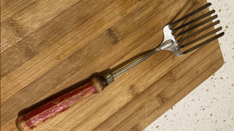 An antique Foley fork