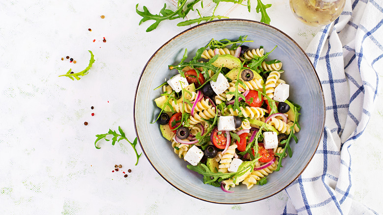 feta cheese in pasta salad