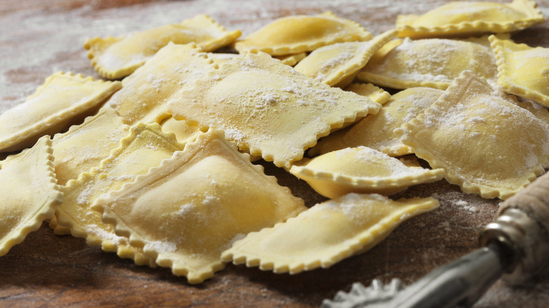 fresh made ravioli
